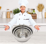 LMETJMA Stainless Steel Mixing Bowls