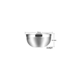 LMETJMA Stainless Steel Mixing Bowls