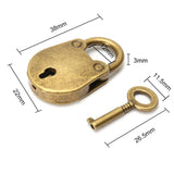 Hardware Decoration Padlock Bags Accessories