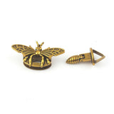 Metal Bee Shape Turn Hardware Accessories