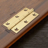 Brass Hinge for Furniture Cabinet Hardware