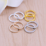 Brass O-ring buckle Jewelry hardware accessories